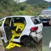 Veja: motorista de 16 anos foge da polícia e capota carro com 559 quilos de maconha
