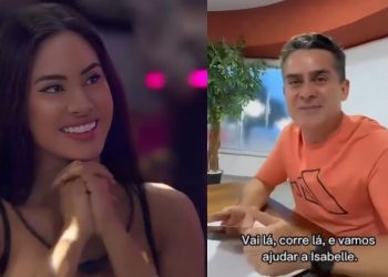 Vídeo: a poucas horas do Paredão, David Almeida pede ajuda para Isabelle