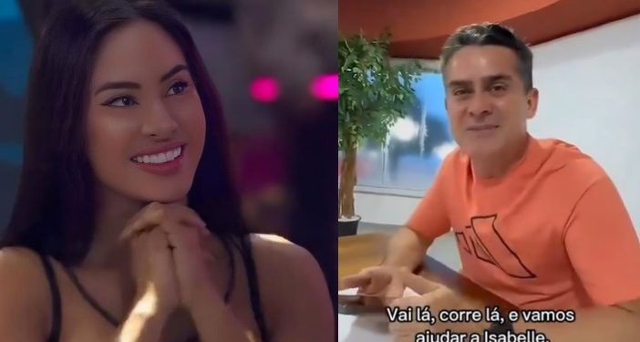 Vídeo: a poucas horas do Paredão, David Almeida pede ajuda para Isabelle