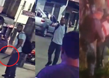 Vídeo: Droga estragada? Homem pega terçado e estilete e ameaça pessoas em Manaus