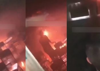 Vídeo: curto-circuito no ar incendeia sala de aula e escola é evacuada às pressas em Manaus 