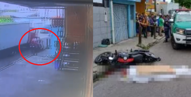 Vídeo mostra caminhão esmagando mulher em acidente de moto em Manaus; marido viu tudo