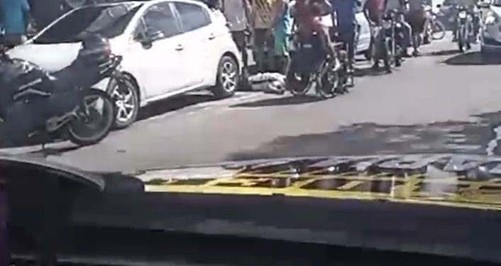 Vídeo urgente: homem é papocado a tiros na Zona Norte de Manaus