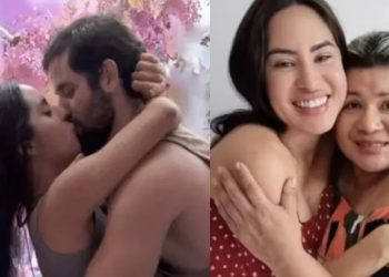 Mãe de Isabelle diz que beijo em Matteus foi ‘fofo’, mas não quer ver ‘a parte do edredom’