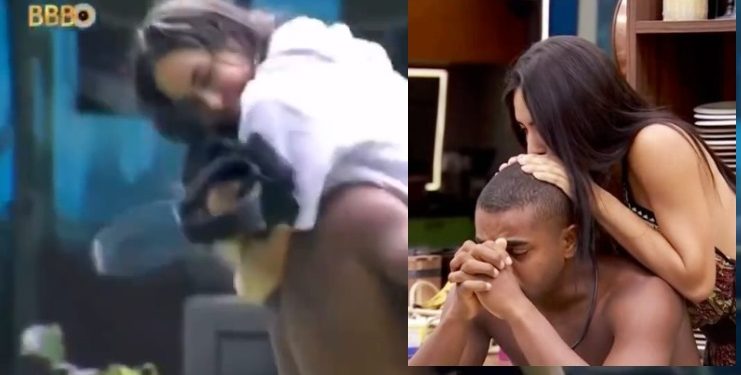 Vídeo: Isabelle beija finalista Davi e prova que tem bom coração: ‘ela está feliz’