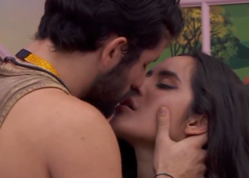 Vídeo: Mostrando ‘química’, Isabelle e Matteus se rendem e trocam beijos apaixonados