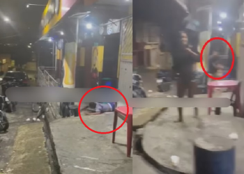 Vídeo mostra momento em que homem foi assassinado no ‘Bar do Mutirão’, em Manaus; veja