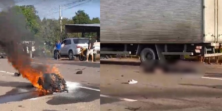 ‘Ele tá preso?’, questiona mãe de vítima de acidente na AM-070 sobre motorista que teria causado morte