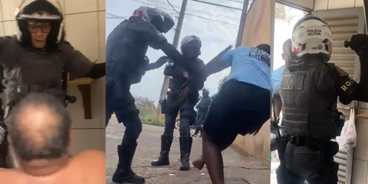 Vídeo: Rocam invade casa, agride moradores e justifica: ‘meios de contenção’ 