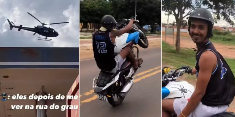 ‘Rolezeiro’ ‘Belga’ que gravava vídeos dando ‘grau’ afrontando a polícia é preso