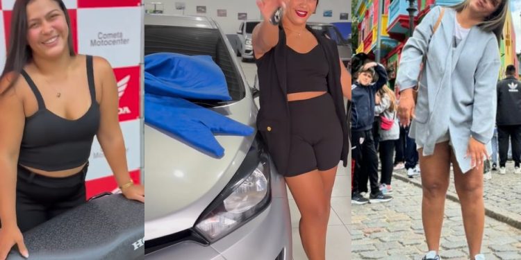 Desde que pegou marido casado, Talarica da Bemol já comprou carro, moto e viajou muito
