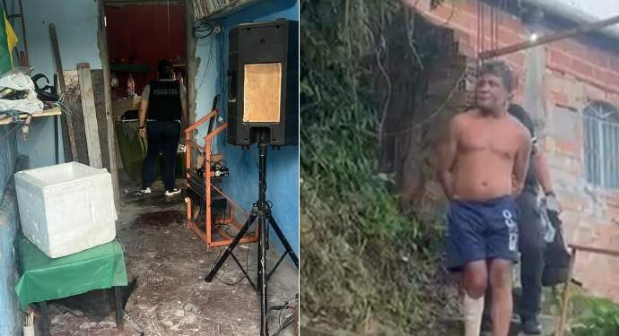 Homem cria perfil falso, finge ter 14 anos, est*pr* menina de 12 e vai preso em Manaus