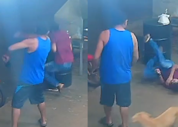 Vídeo: Cliente estressadinho discute com churrasqueiro e tenta matar ele a tiros