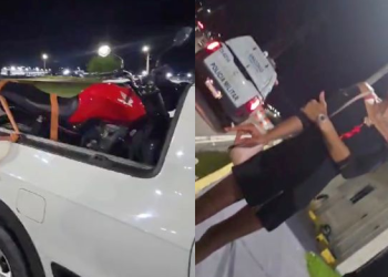 Vídeo: Em Manaus, travesti diz que levou calote e ‘tomou’ moto de homem pra não ficar no prejuízo