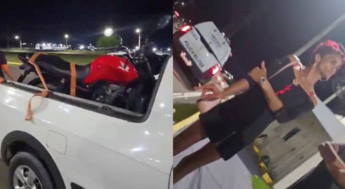 Vídeo: Em Manaus, travesti diz que levou calote e ‘tomou’ moto de homem pra não ficar no prejuízo