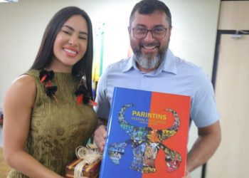 Isabelle chega a 6 milhões de seguidores e encontra Wilson Lima em Manaus