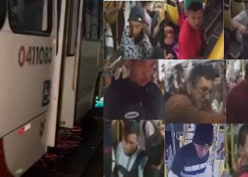 Envolvidos em assaltos a ônibus nas avenidas Torquato Tapajós e Max Teixeira estão sendo procurados pela polícia