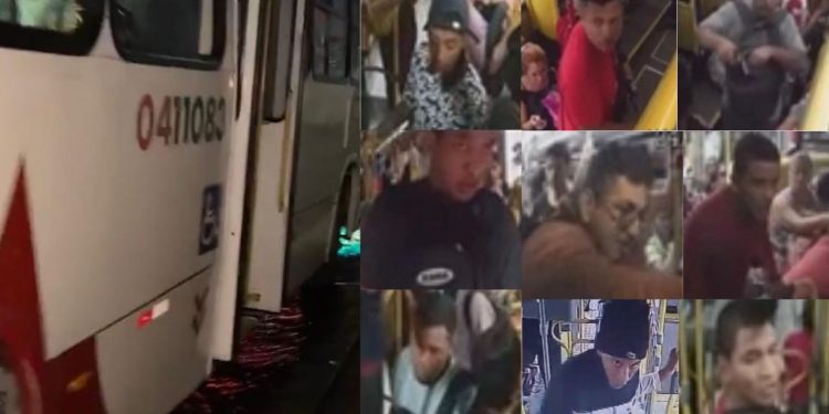 Envolvidos em assaltos a ônibus nas avenidas Torquato Tapajós e Max Teixeira estão sendo procurados pela polícia