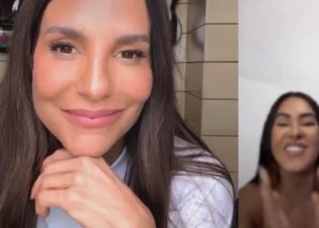 “Vai ser lindo”, diz Ivete para Isabelle ao anunciar Garantido e Caprichoso na abertura de sua turnê