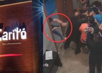 Confusão no Caritó termina com PM atirando na perna de funcionaria e fugindo sem prestar socorro; vídeo