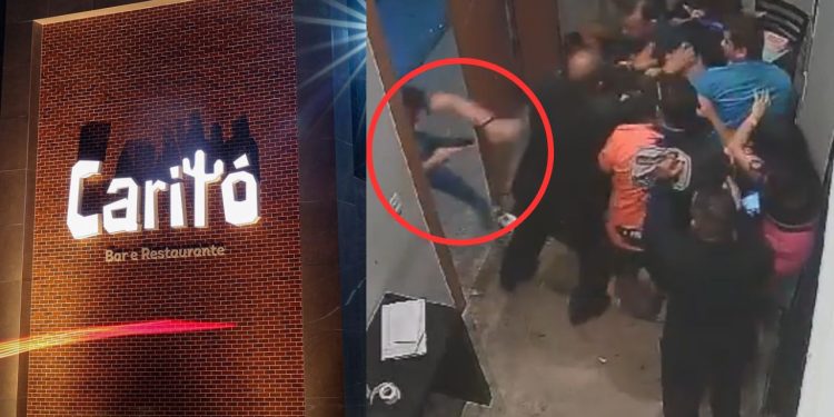 Confusão no Caritó termina com PM atirando na perna de funcionaria e fugindo sem prestar socorro; vídeo