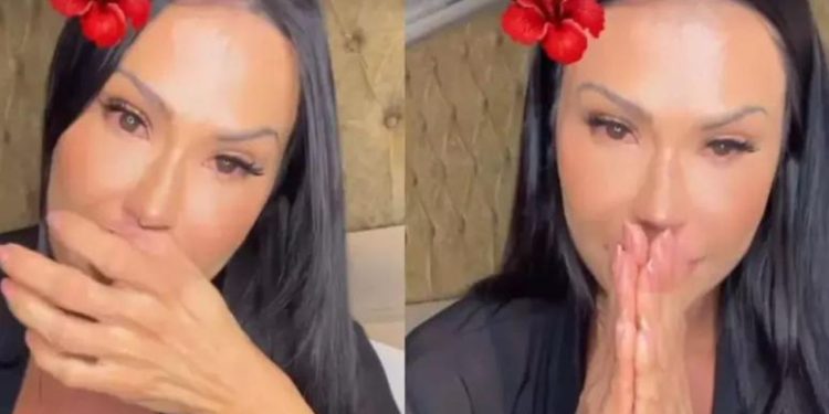 Consciência pesa e Gracyanne cai no choro dizendo estar arrependida, mas nega ter traído Belo