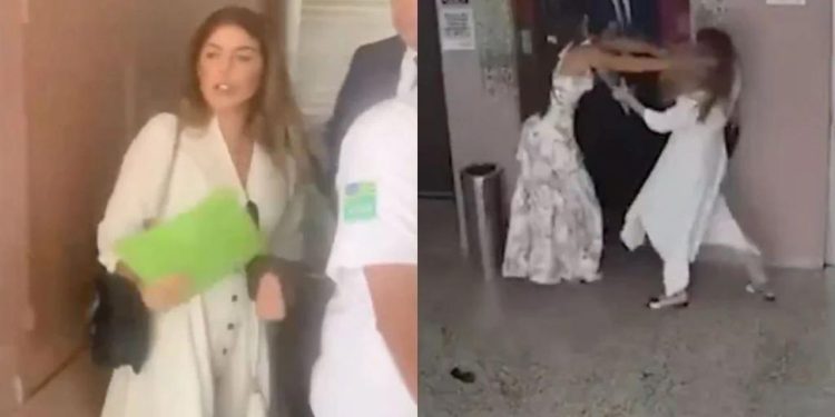 "Prostitut4 do Senado", diz ex-mulher de senador enquanto batia na atual - vídeo