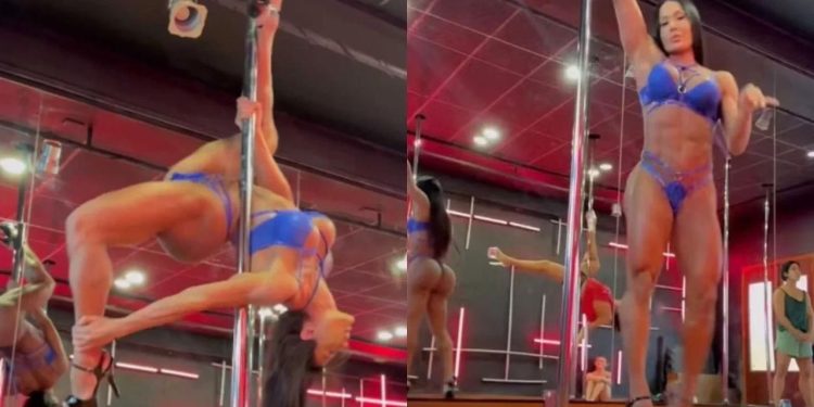 Gracyanne Barbosa publica vídeo em pole dance e tenta chamar atenção de Belo colocando a música dele