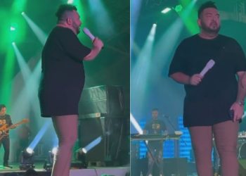 Guto Lima viraliza ao usar calça cor de pele em Itacoatiara: "tá só de camisa?" - VÍDEO