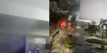 Vídeos: Bombeiros combatem incêndio dentro do Shopping Ponta Negra