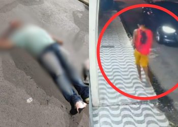Assaltante que matou trabalhador teve características filmas por câmera