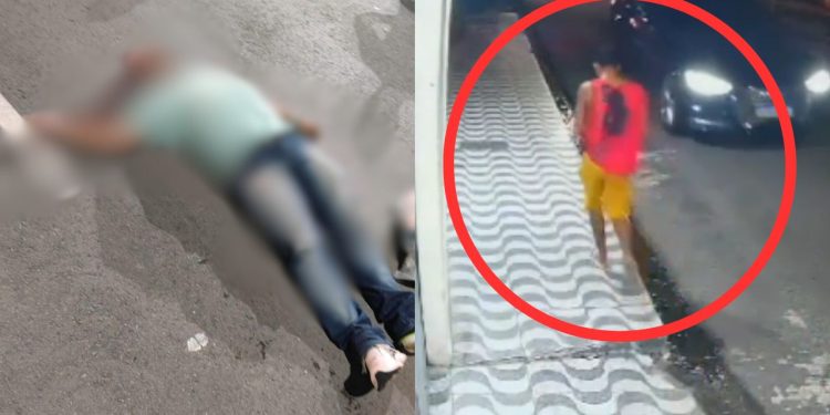 Assaltante que matou trabalhador teve características filmas por câmera