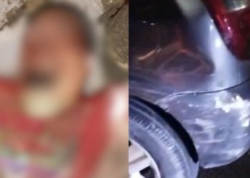 População espanca motorista de picate que 'saiu chutado' batendo em vários carros e motos no Parque 10