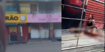 Vídeos mostram bar onde homem morreu a tiros em chamas na zona leste de Manaus