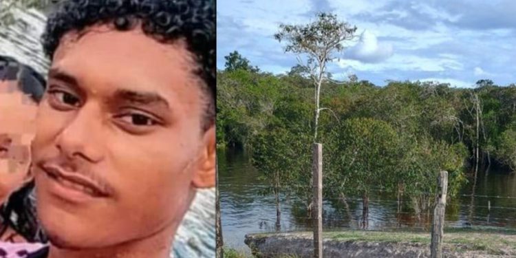 Jovem sobe em árvore, pula no rio e morre afogado diante dos amigos no Amazonas