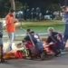 ânsito fica caótico após motorista atropelar pedestre na Efigênio Salles