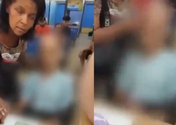 [Vídeo] Mulher leva idoso morto na cadeira de rodas para sacar empréstimo de R$ 17 mil e pede a ele: "Assin