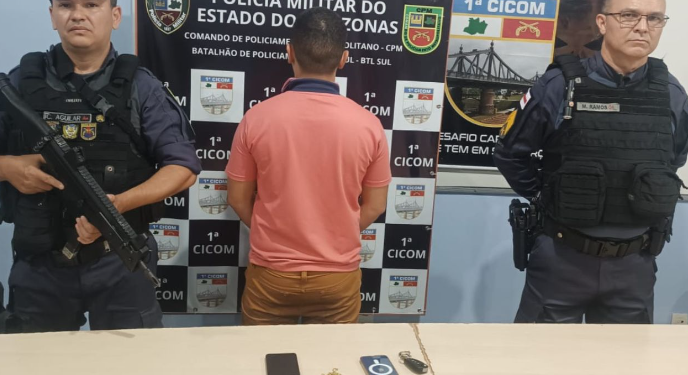 Em Manaus, homem sequestra jovem, rouba o celular e diz que cometeu o crime para salvar a filha internada