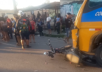 ‘Muito triste, morreu na hora’: Amarelinho atropela e mata motociclista no Nova Cidade; vídeo