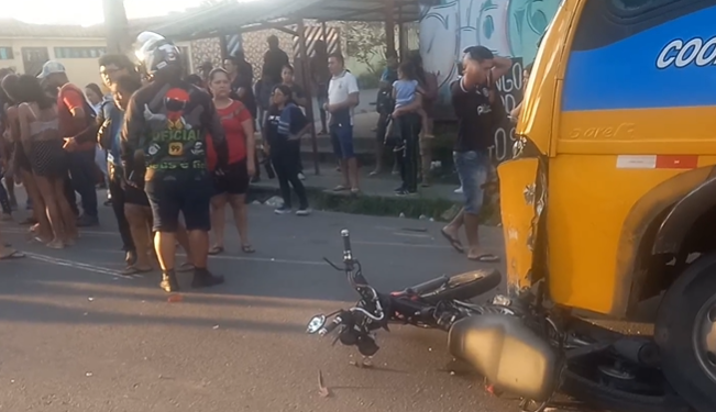 ‘Muito triste, morreu na hora’: Amarelinho atropela e mata motociclista no Nova Cidade; vídeo