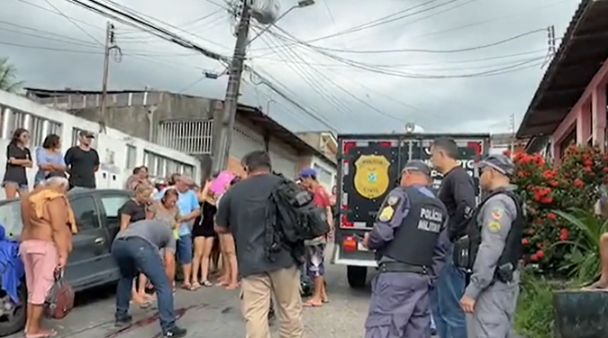 Vídeo: Marcado para morrer, ex-presidiário encontra a morte com três tiros em Manaus