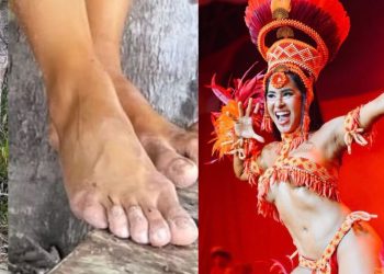 Pés de Isabelle viram piada na rede social: ‘tadinha da minha bichinha’