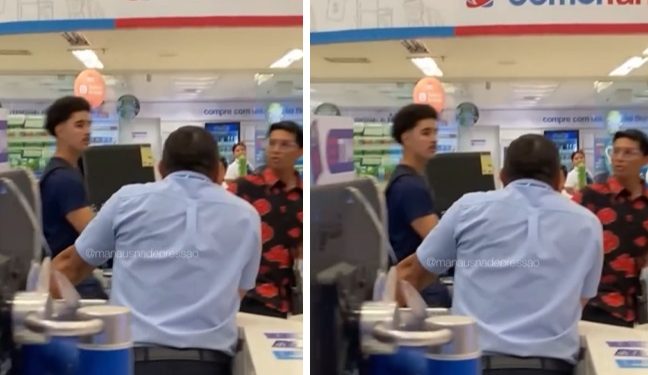 Vídeo: homem agarra manja rol@ na Bemol do shopping em Manaus: ‘me assediando’