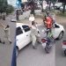 Vídeo: motoqueiro e motorista de caminhão brigam com barra de ferro em Manaus