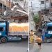 Vídeo: caminhão desgovernado desce ladeira e destrói casas no São Raimundo