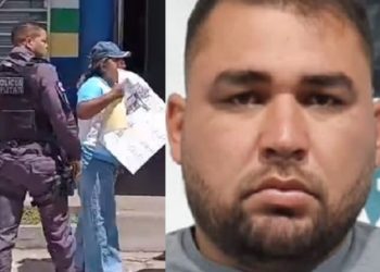 Vídeo: mãe encara assassino do filho na porta da delegacia em Coari 