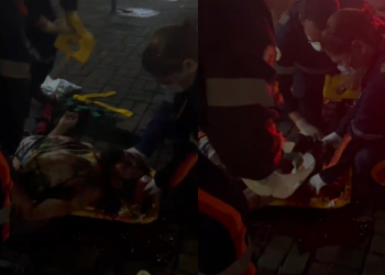 Vídeo: Moradores de rua brigam em Manaus e um deles acaba todo ‘ticado’ na terçadada