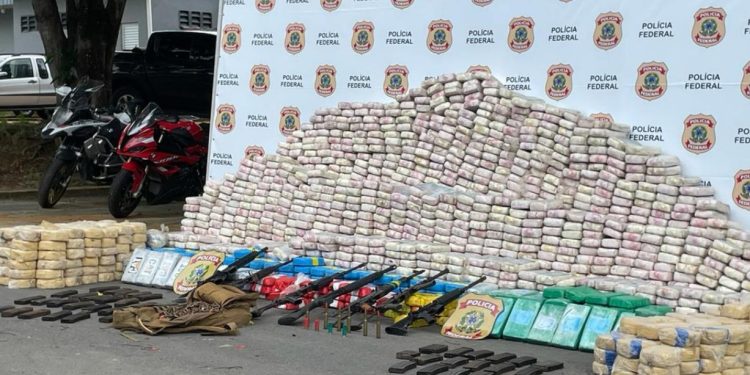 Polícia realiza a maior apreensão de drogas da história do Amazonas