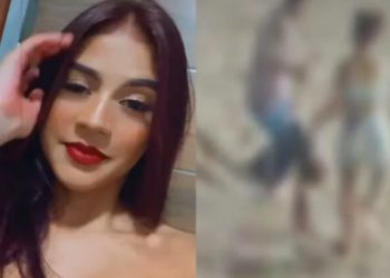 Veja vídeo do momento em que “Ruiva” é carregada morta em campo da Zona Sul