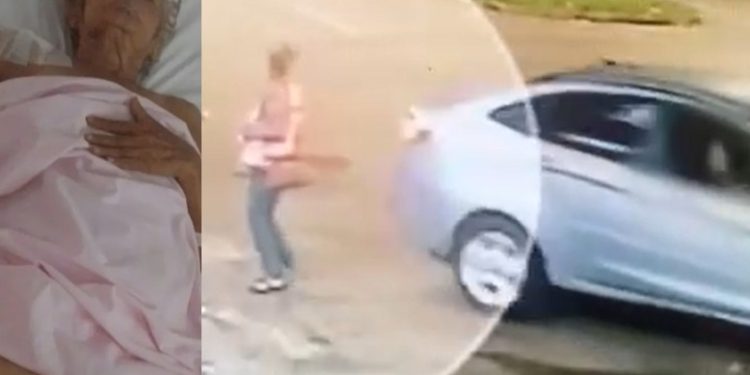 Vídeo mostra momento em que avó é atropelada por motorista bêbado